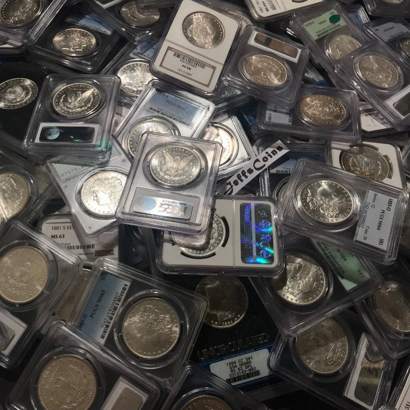 Estate Coin Lot US Morgan Silver Dollar ✯PCGS NGC ✯ O, S, P - BU MS UNC-1