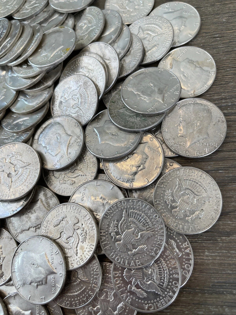 1965 - 1970 Kennedy Half Dollar - Circulated - 40% Silver - Choose Quantity!-5