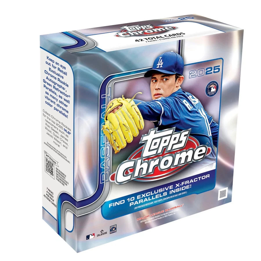 2025 Topps Chrome Baseball Factory Sealed Mega Box-1