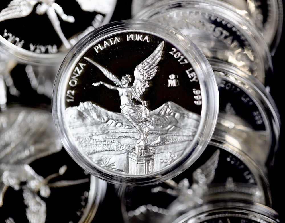 2017 Mexico Mo 1/2 oz Silver Proof Libertad Coin 999 Fine Silver in OGP capsule-6