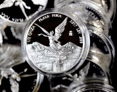 2017 Mexico Mo 1/2 oz Silver Proof Libertad Coin 999 Fine Silver in OGP capsule-6