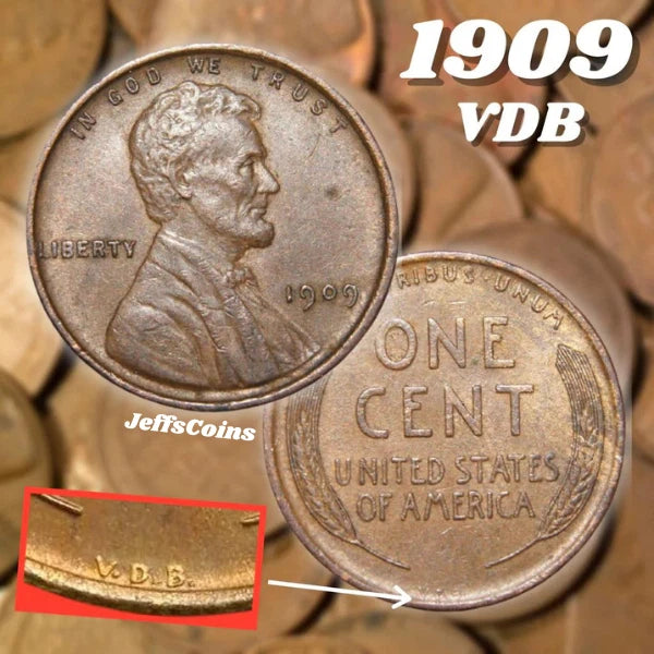 ✯ 1909 年 P VDB 林肯分幣 ✯ 來自遺產收藏的稀有便士 ✯-1