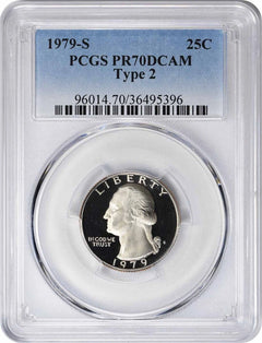 1979-S Washington Quarter Type 2 PR70DCAM PCGS-1