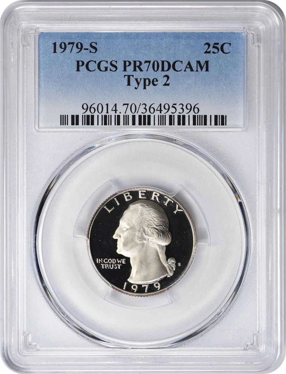 1979-S Washington Quarter Type 2 PR70DCAM PCGS