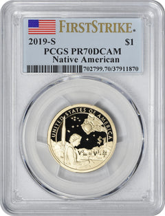 2019-S Sacagawea Native American Dollar PR70DCAM PCGS First Strike-1