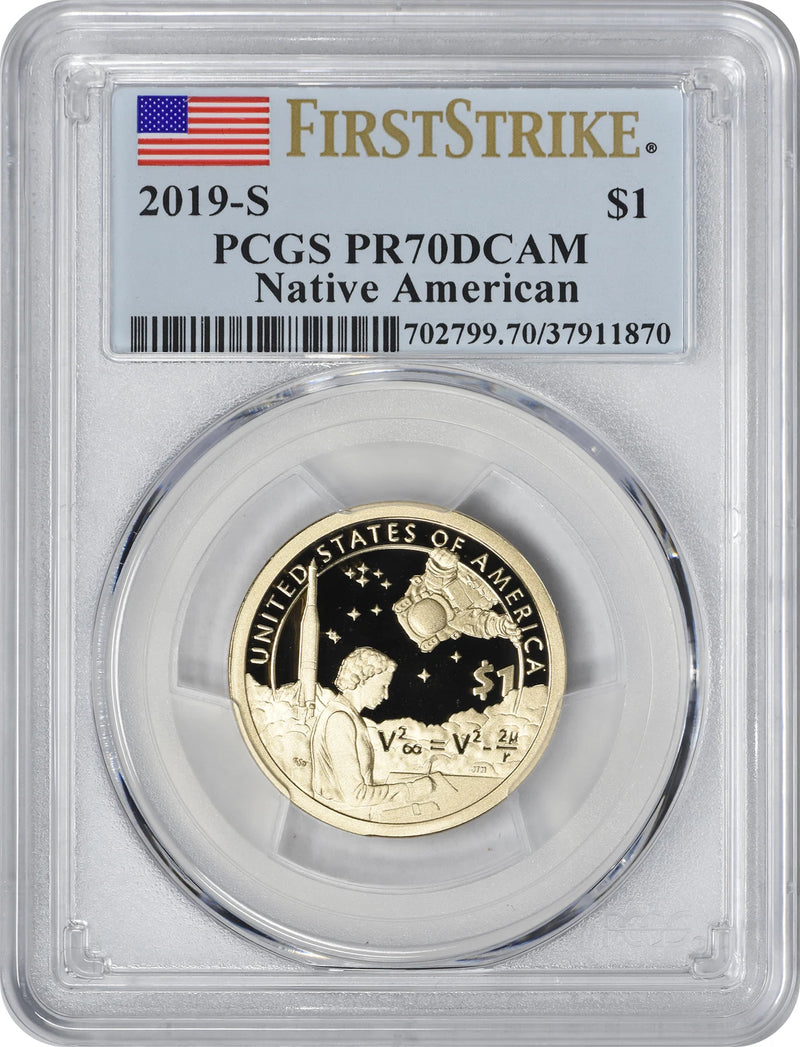 2019-S Sacagawea Native American Dollar PR70DCAM PCGS First Strike-1