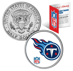TENNESSEE TITANS NFL JFK Kennedy Half Dollar US Coin *Officially Licensed*-1