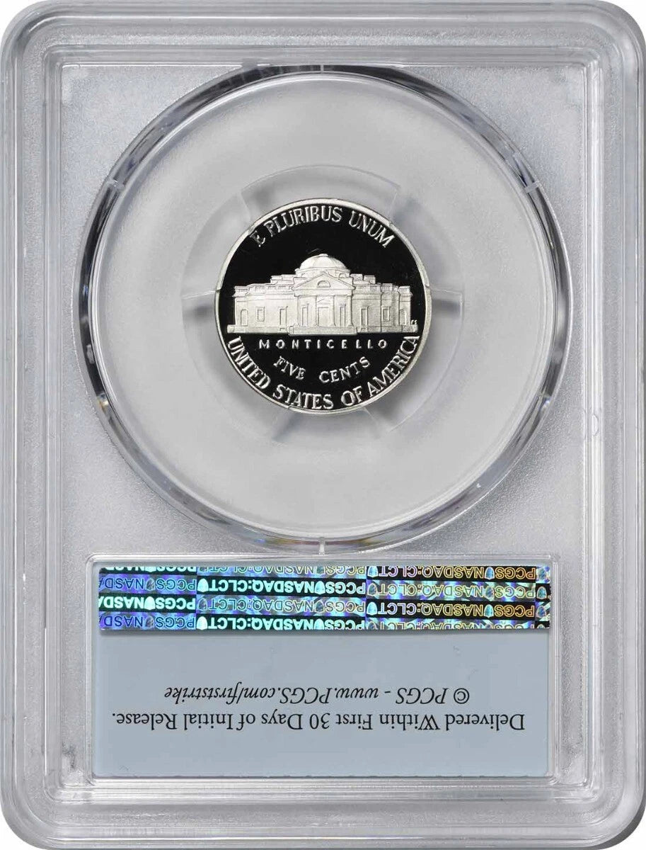 Moneda de níquel Jefferson 2021-S PR69DCAM de primer golpe PCGS-2
