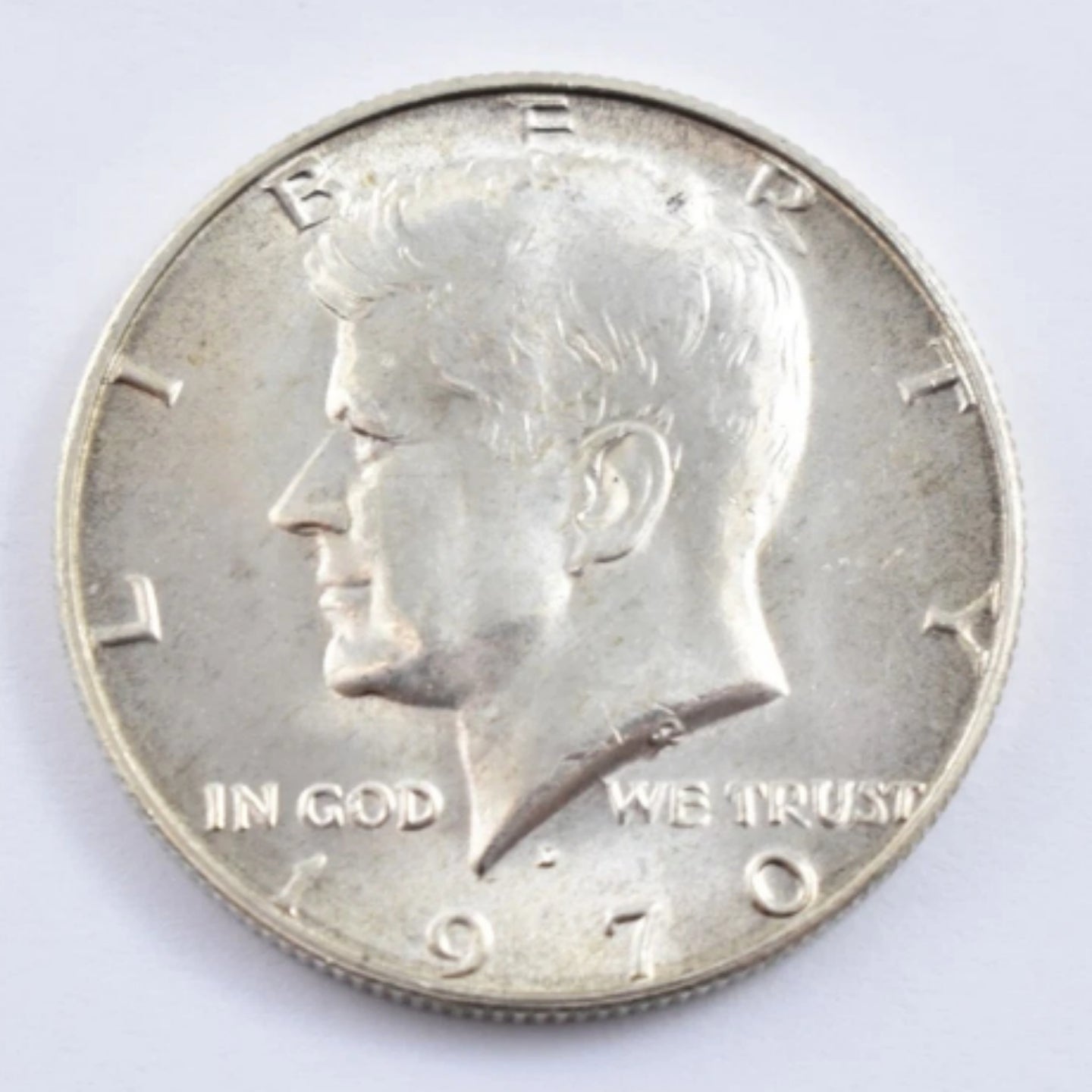 1970-D Kennedy Half Dollar 40% Silver KEY DATE Unc (1 coin)