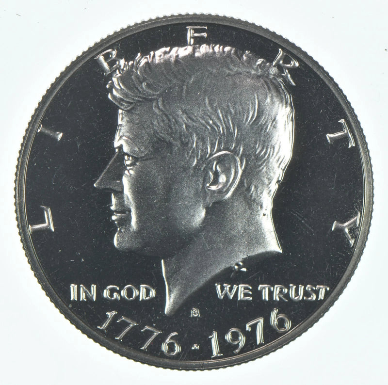 Moneda de medio dólar Kennedy de 1976-S, CLAD, a prueba-1
