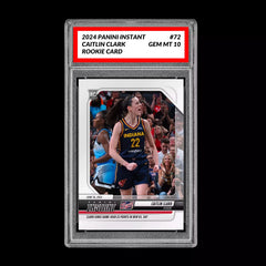 Graded 10 Caitlin Clark #72 2024 Panini Instant RC Rookie Card Indiana Fever-1