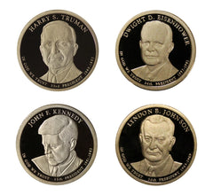2015 -S Proof Presidential dollars - $1 Coin complete set of 4, Coins Only-2