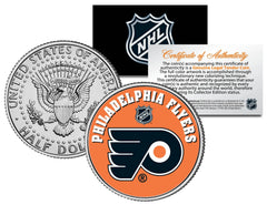 PHILADELPHIA FLYERS NHL Hockey JFK Kennedy Half Dollar U.S. Coin * LICENSED *-1