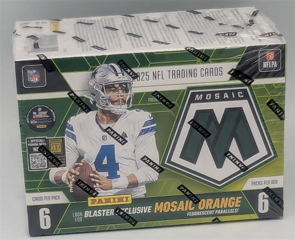 Factory Sealed Blaster Box 2025 Panini Mosaic NFL Football Cards-4