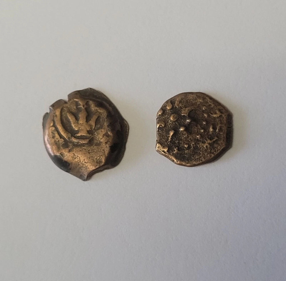 Moneda antigua de la viuda con certificación de autenticidad y portafolios de lujo-2