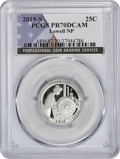 2019-S Clad Lowell National Park Quarter PR70DCAM PCGS-1