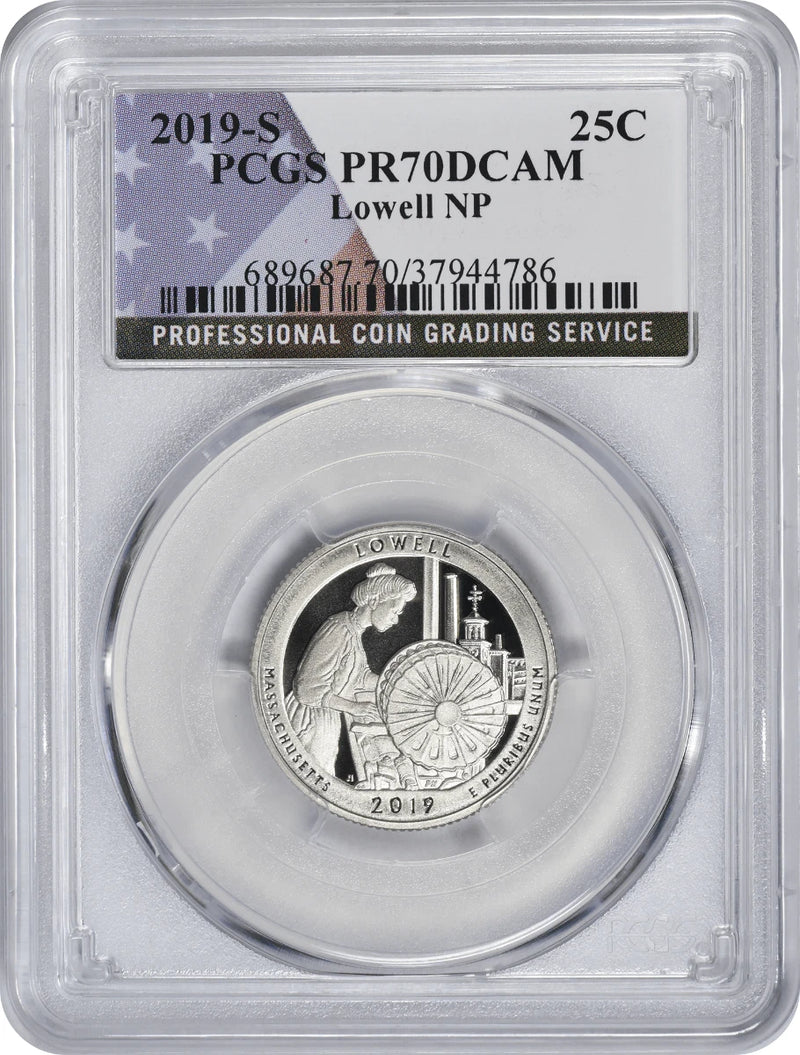 2019-S Clad Lowell National Park Quarter PR70DCAM PCGS-1