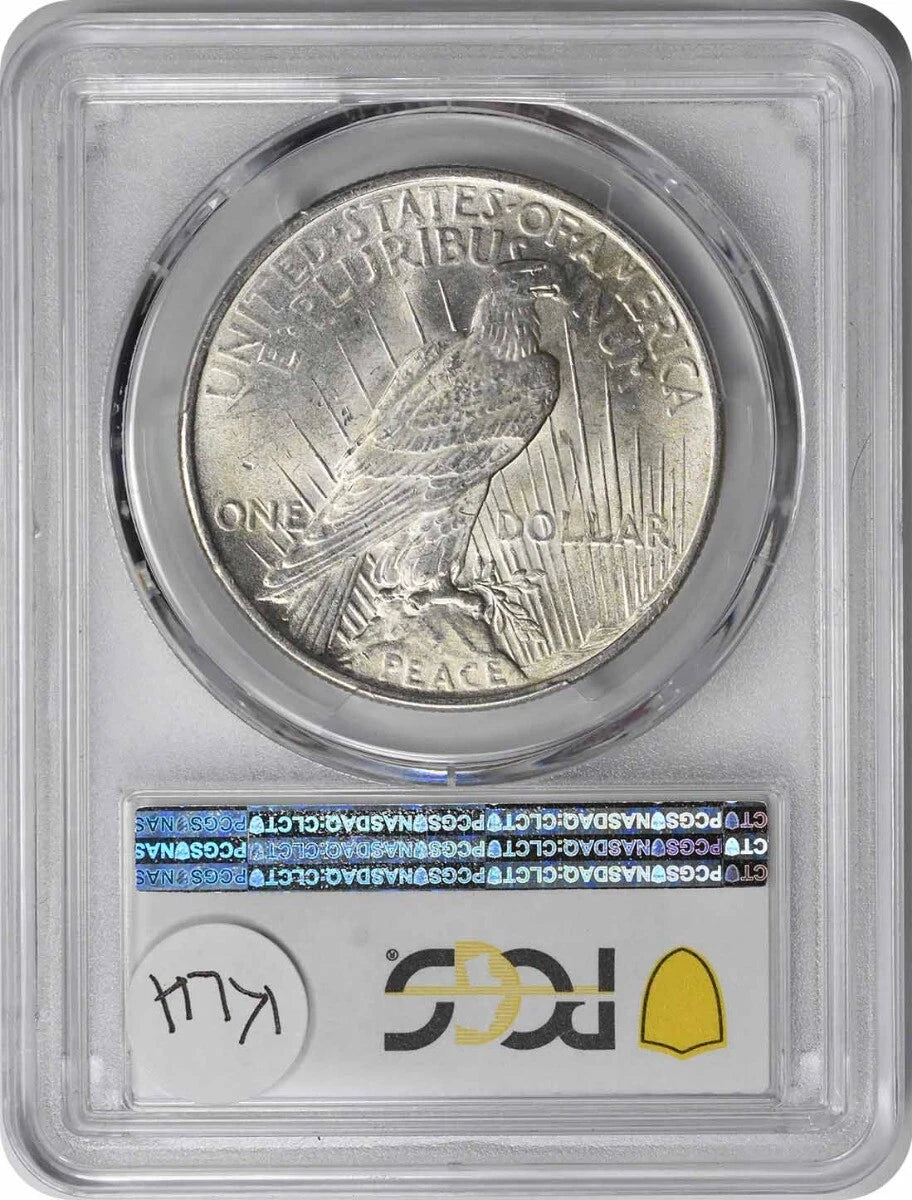 1925 Peace Silver Dollar MS63 PCGS-2