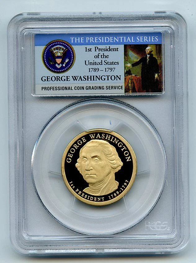 2007 S $1 George Washington Dollar PCGS PR70DCAM-2