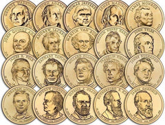 A Lot of 10 Random Years About Uncirculated Presidential Dollars Mint SET-1