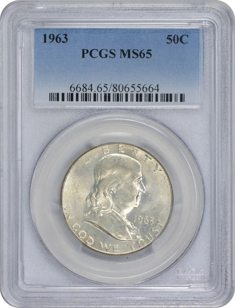 1963 Franklin Half Dollar MS65 PCGS-1