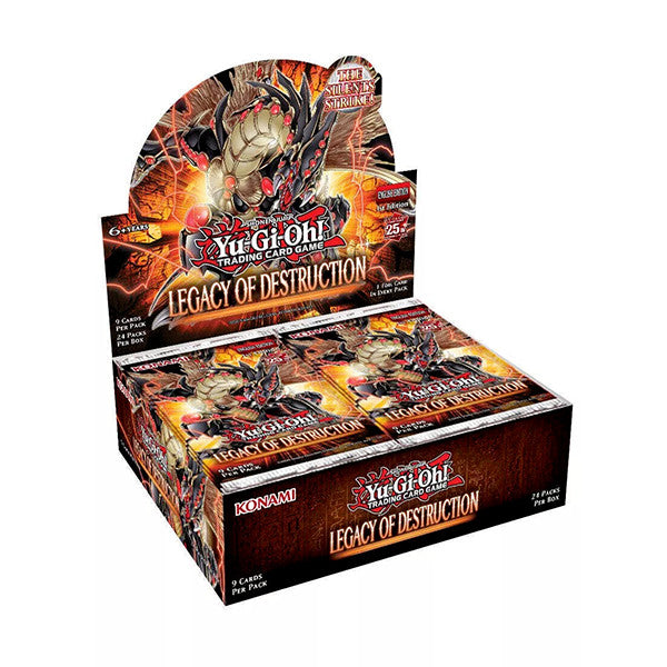 Yu-Gi-Oh! Legacy of Destruction Booster Box English New Factory Sealed TCG Trading Cards Konami Original Pack Collectible Hobby-1