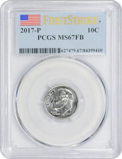 2017-P Roosevelt Dime MS67FB First Strike PCGS-1