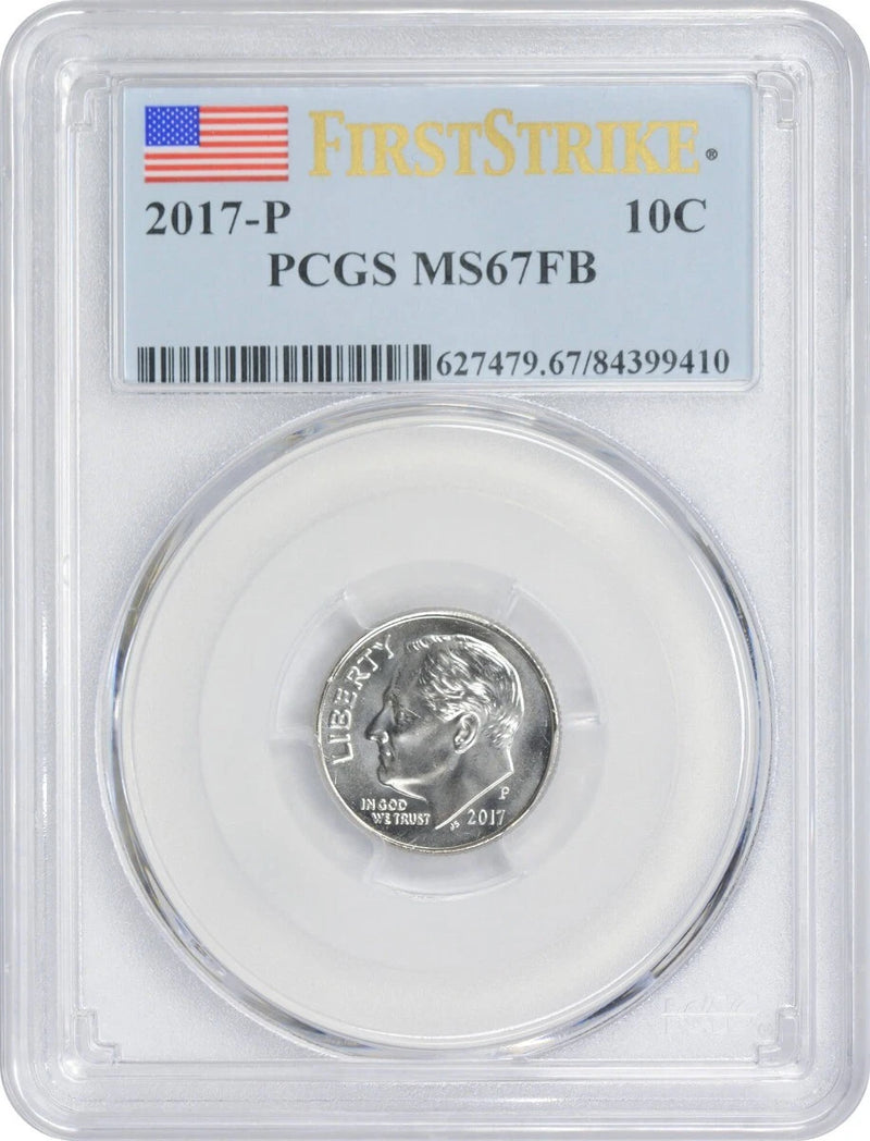 2017-P Roosevelt Dime MS67FB First Strike PCGS-1