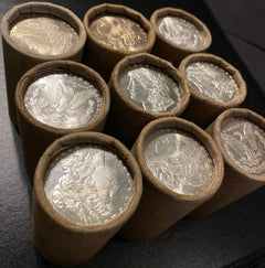 ✯ AU+ Morgan Silver Dollar From Bag Rolls Estate Bullion ✯-1