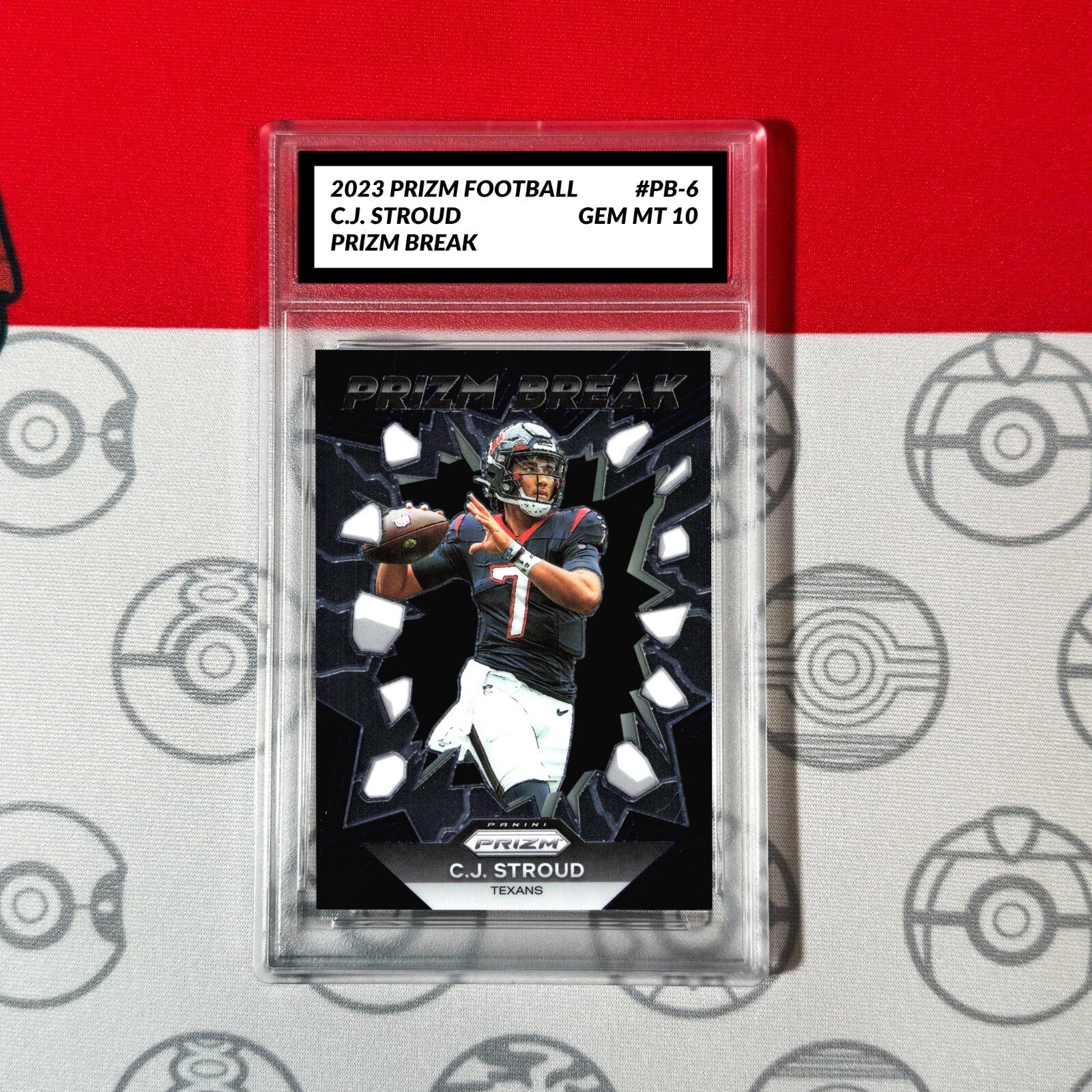 Graded 10 C.J. Stoud Prizm Break 2023 Panini Prizm Football #PB-6