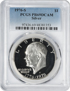 1976-S Eisenhower Silver Dollar PR69DCAM PCGS-1