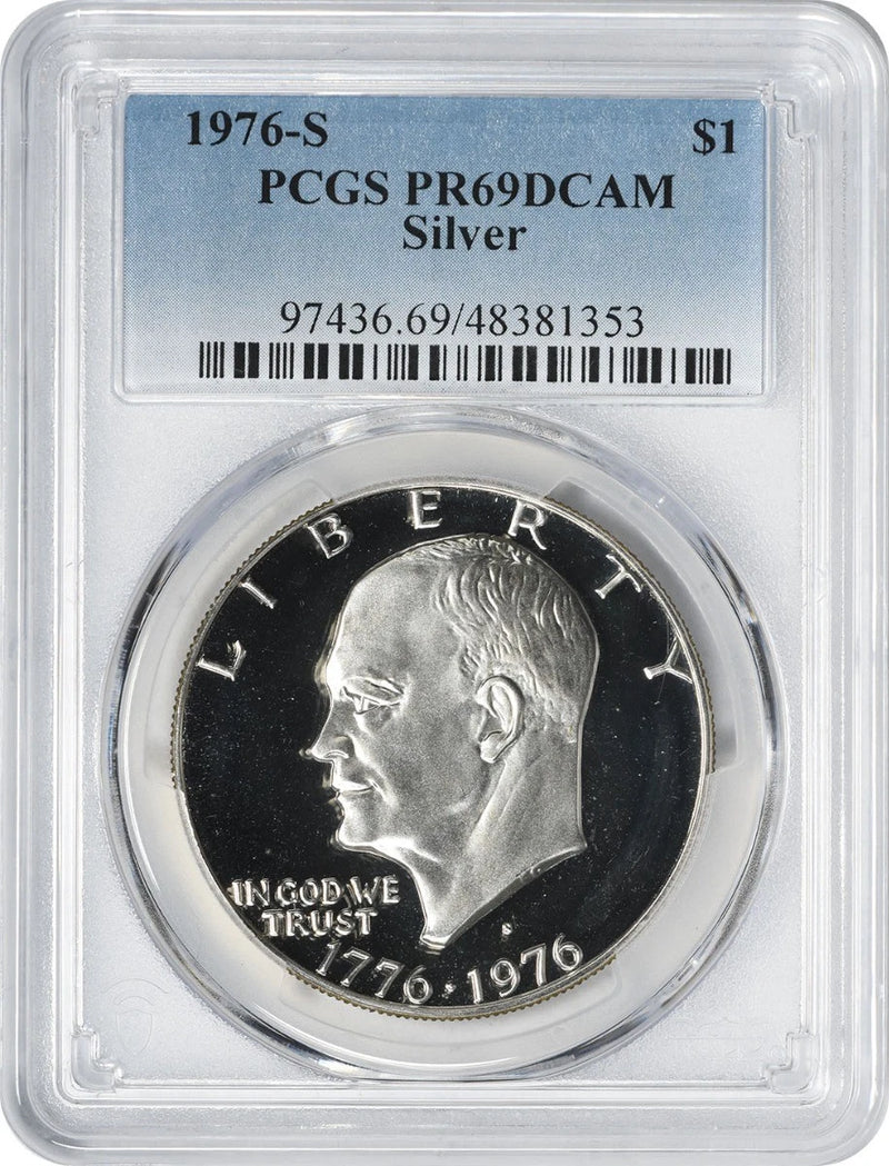 1976-S Eisenhower Silver Dollar PR69DCAM PCGS-1