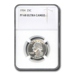 1954 Washington Quarter PF-68 UCAM NGC-3