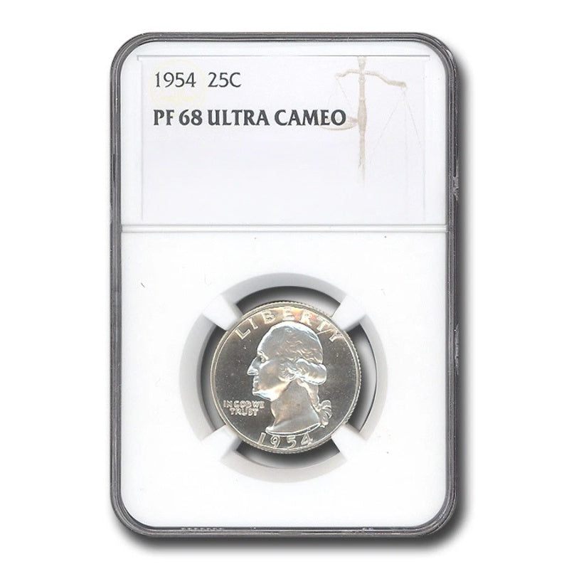1954 Washington Quarter PF-68 UCAM NGC-3