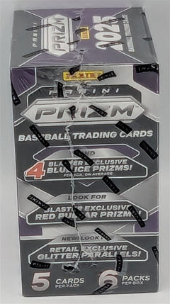 Factory Sealed 6 Pack Blaster Box 2025 Panini Prizm MLB Baseball Cards-2