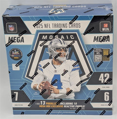 Factory Sealed Mega Box 2025 Panini Mosaic NFL Football Cards-1