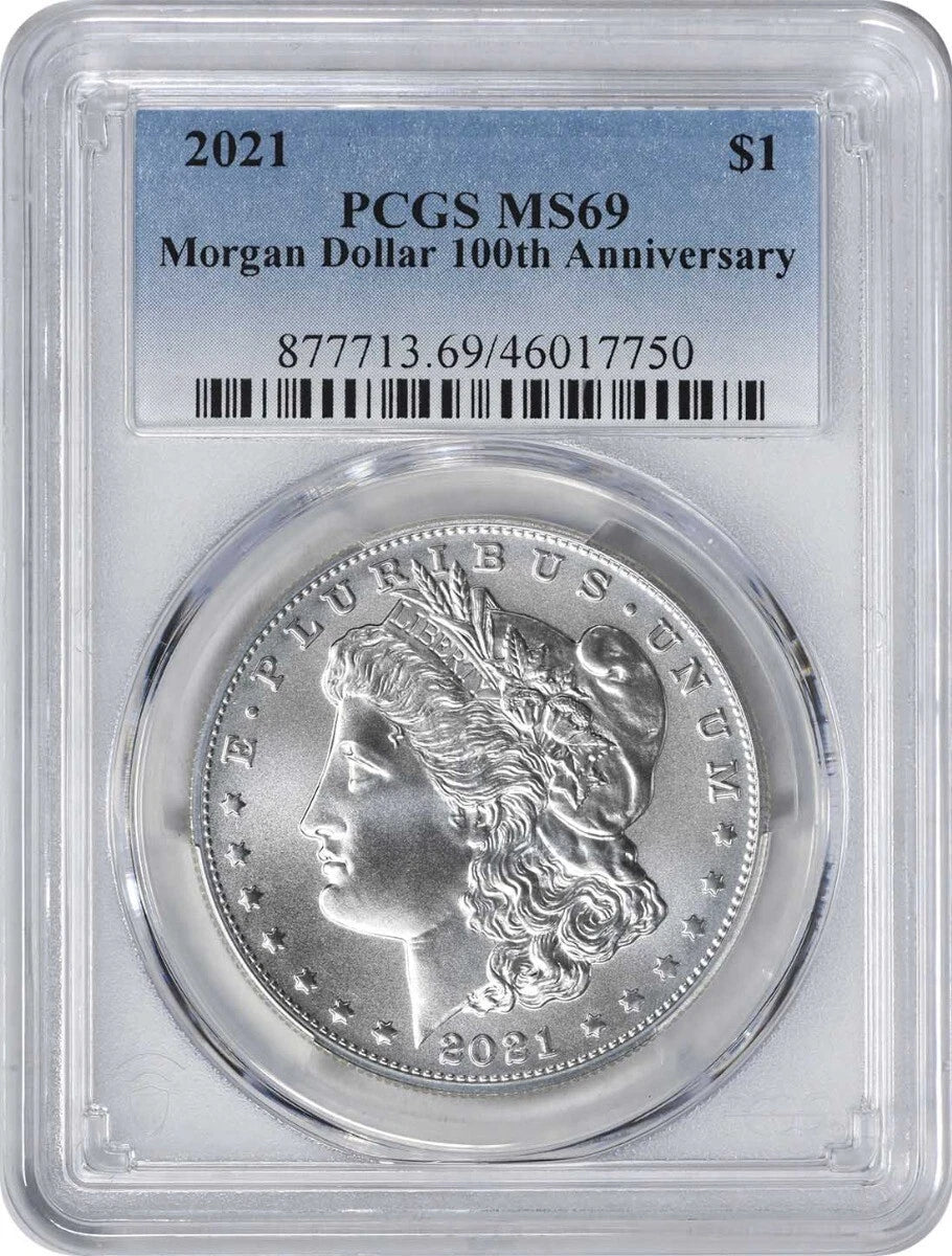 2021 Morgan Silver Dollar MS69 PCGS-1