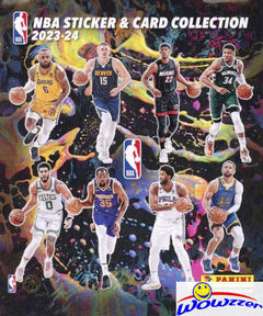 2023/24 Panini Basketball Sticker Sealed 50 Pack Box-250 Stickers & 50 Cards!-1