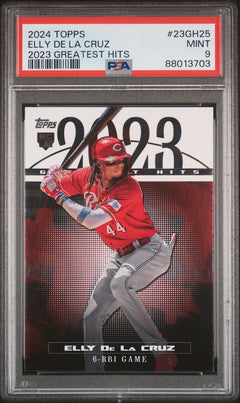 PSA 9 Elly De La Cruz RC Rookie #23GH25 2024 Topps 2023 Greatest Hits-1