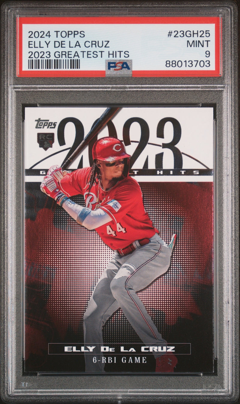 PSA 9 Elly De La Cruz RC Rookie #23GH25 2024 Topps 2023 Greatest Hits-1