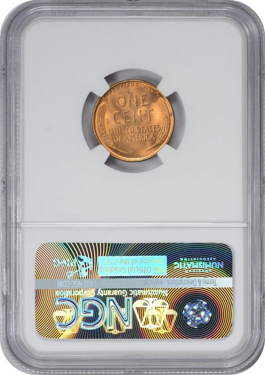 1944-P Lincoln Cent MS66RD NGC-2