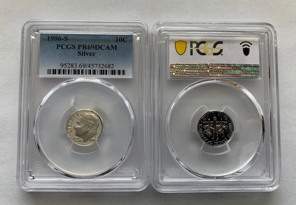✯ PCGS 90% SILVER Proof Coins ✯ PR69 Graded SILVER Estate Sale ✯ 1 SLAB LOT ✯-6