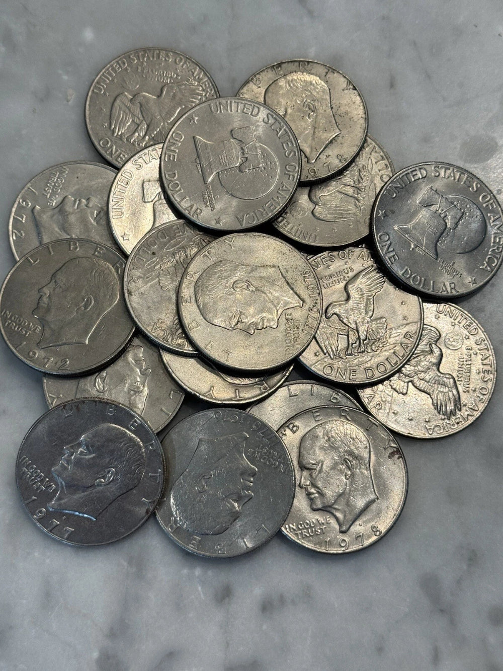 [Lote de 20] Dólar Eisenhower - 1 rollo completo - ¡Elija la cantidad de 20 rollos de monedas!-6