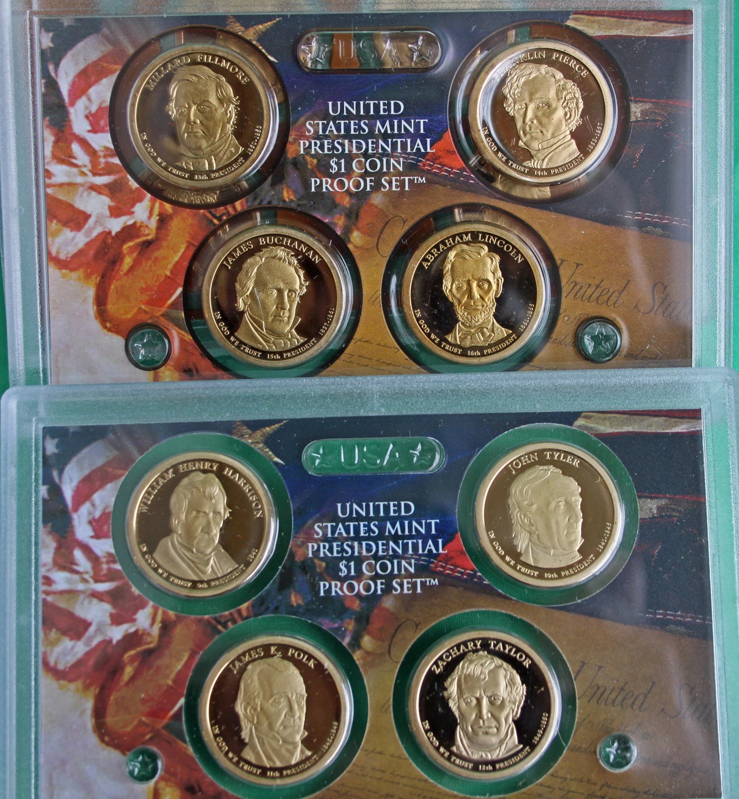 2007 S thru 2016 S Presidential Dollar Proof $1 COIN SETS 39 Coins No Box-6