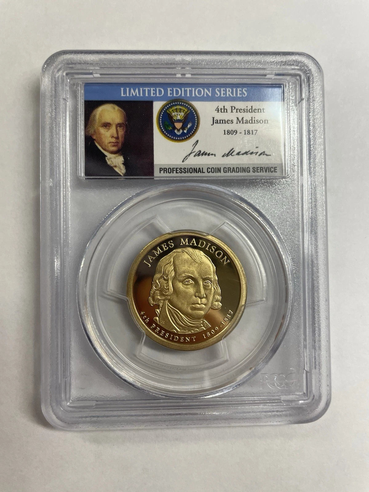 2007-S James Madison One Dollar PCGS- PR 69 D CAM.-6