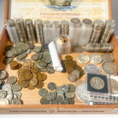 Vintage Cigar Box Mixed U.S. Coin Lot | LIQUIDATION | 90% Silver | Wheat Penny-6