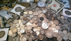 ☆ 100 Coin Lot From Old Estate Hoard! ☆ Old US & World Coins GOLD SILVER Roman ☆-5