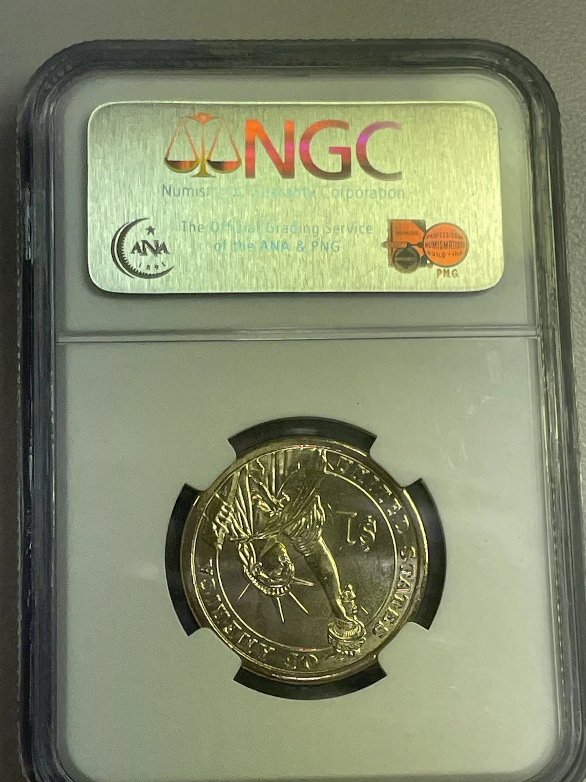 2007-D James Madison One Dollar NGC- Brilliant Uncirculated-6