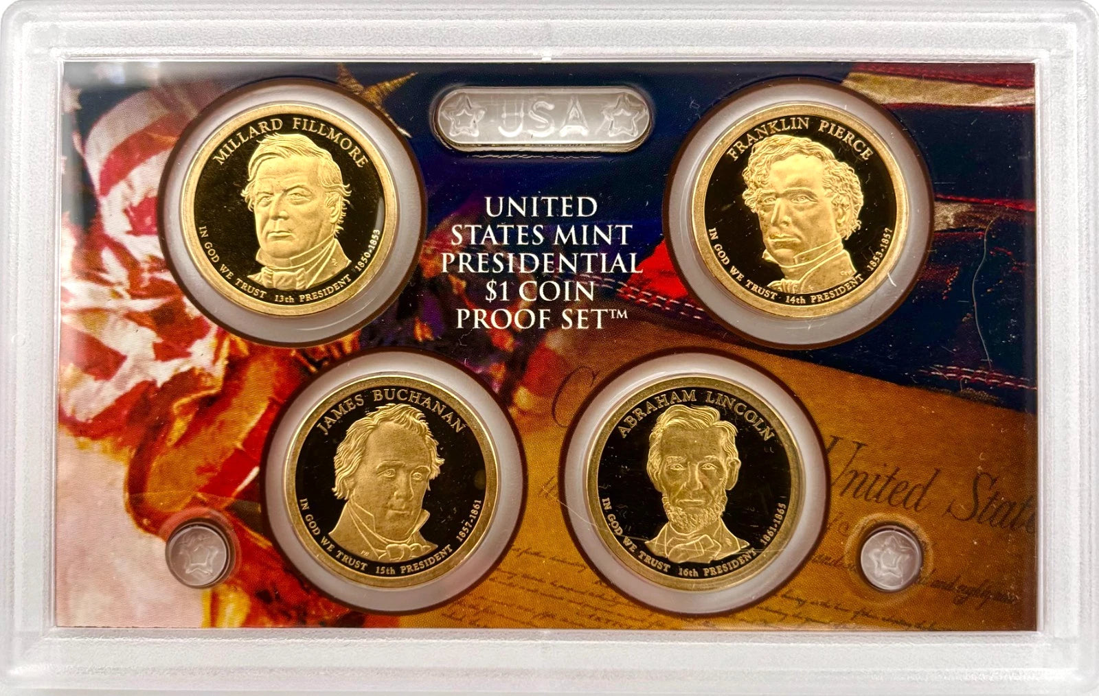 2007-2016 Presidential Dollar 39 Coin S Proof Set wOriginal Mint Lenses (No COA)-6