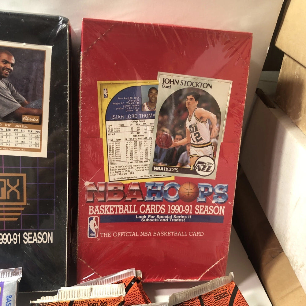 Bulk Lot of 55 Unopened Old Vintage NBA Basketball Cards in Sealed Packs NEW-8